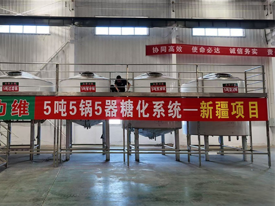 丹棱精酿啤酒设备厂—5吨精酿啤酒设备—新疆项目